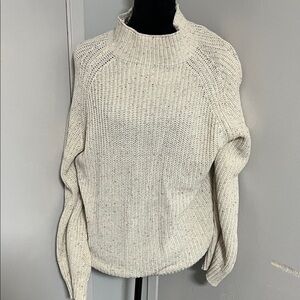Style & Co. Cream Turtleneck Sweater